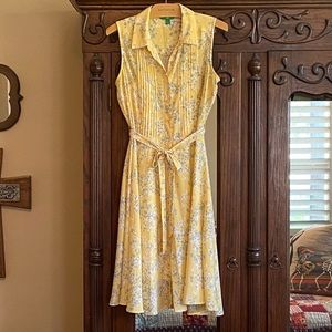 Super cute Floral Shirt Dress Sz Sm